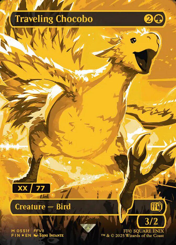 Reisender Chocobo [Proxy / Orica] – Magic the Gathering Final Fantasy - Von Fans gemachtes TKG für Casual Play