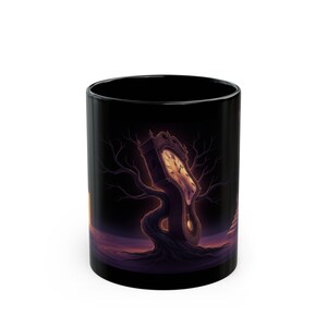 Surreal Mug, Melting Clock Dreamscape Cup, Dali Inspired Art Coffee Mug, Mysterious Dream Realm Decor, Weird Gothic Art Gift