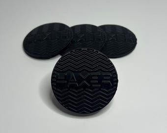 Haxer Wheel Center Caps (67.5mm) | Replacement Hubcaps, Set of 4