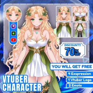 Custom Vtuber-modelcommissie | Vtuber-activa | Live2d Modelcommissie | Live 2D-videoclip | Pngknol | Anime-kunst | Vtuber mannelijk en vrouwelijk