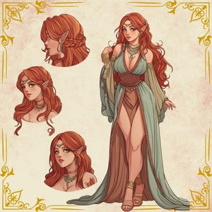 Custom Fantasy Character, Dungeons and Dragons, DnD Commission, DnD Party, Custom DnD Character, DnD Character Fantasy, DnD Gifts, DnD Art