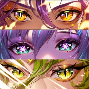 Custom Twitch Banner | Eye Banner | Twitch banner | Banner Design | Anime Ilustration | High Resolution | Twitter | Youtube | Discord