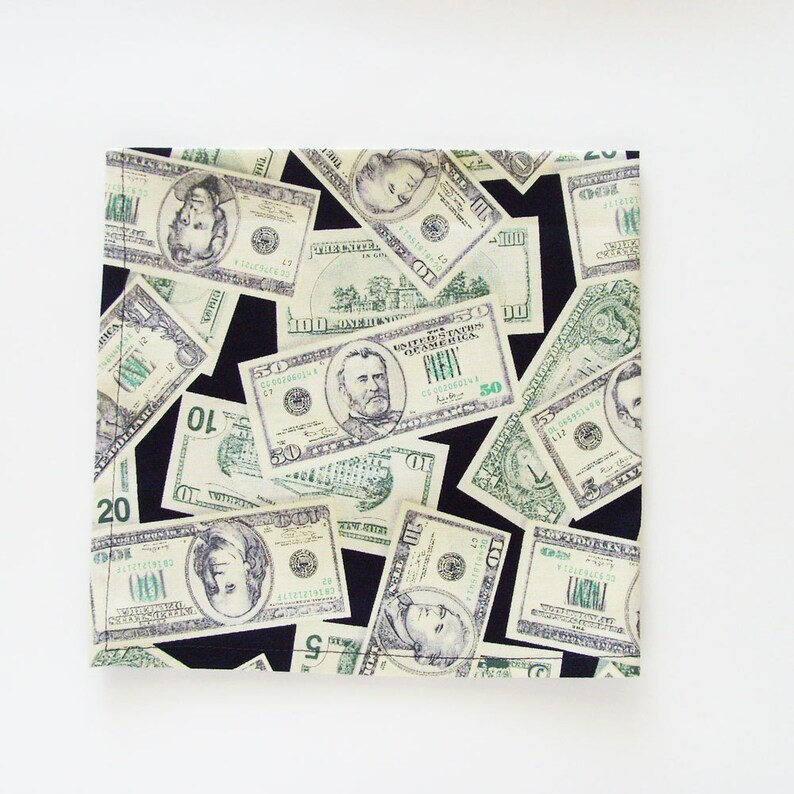 Handmade Money in Your Lap Napkins set of 4 100 Cotton Etsy