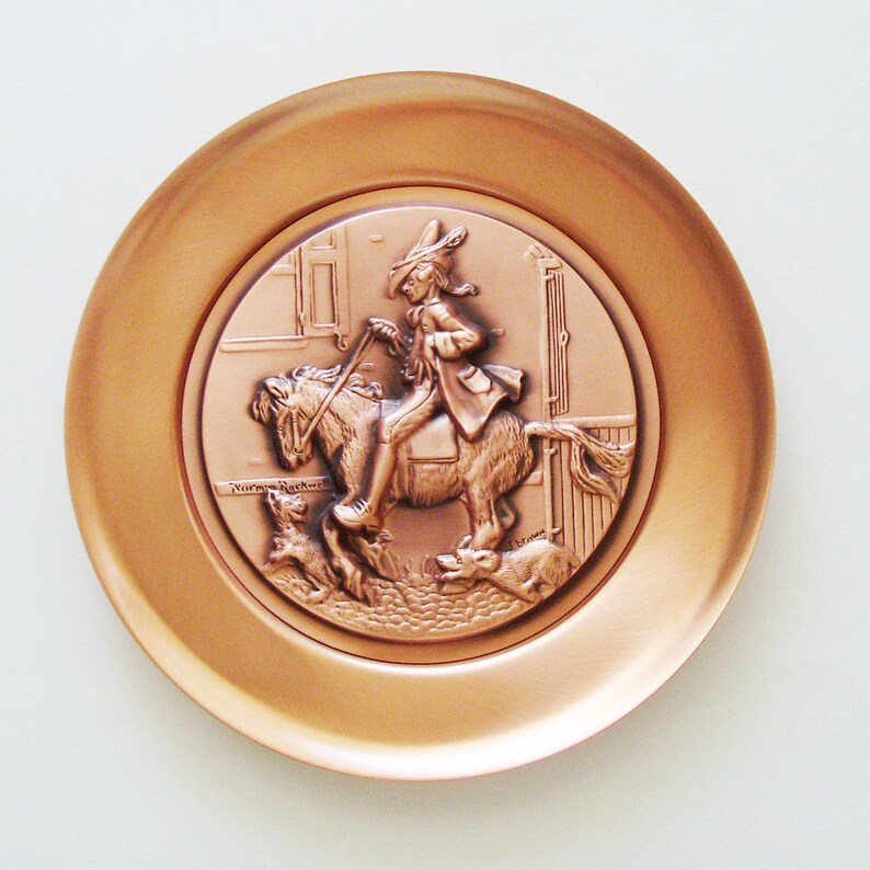 Vintage Norman Rockwell Yankee Doodle Plate / 1978 Etsy