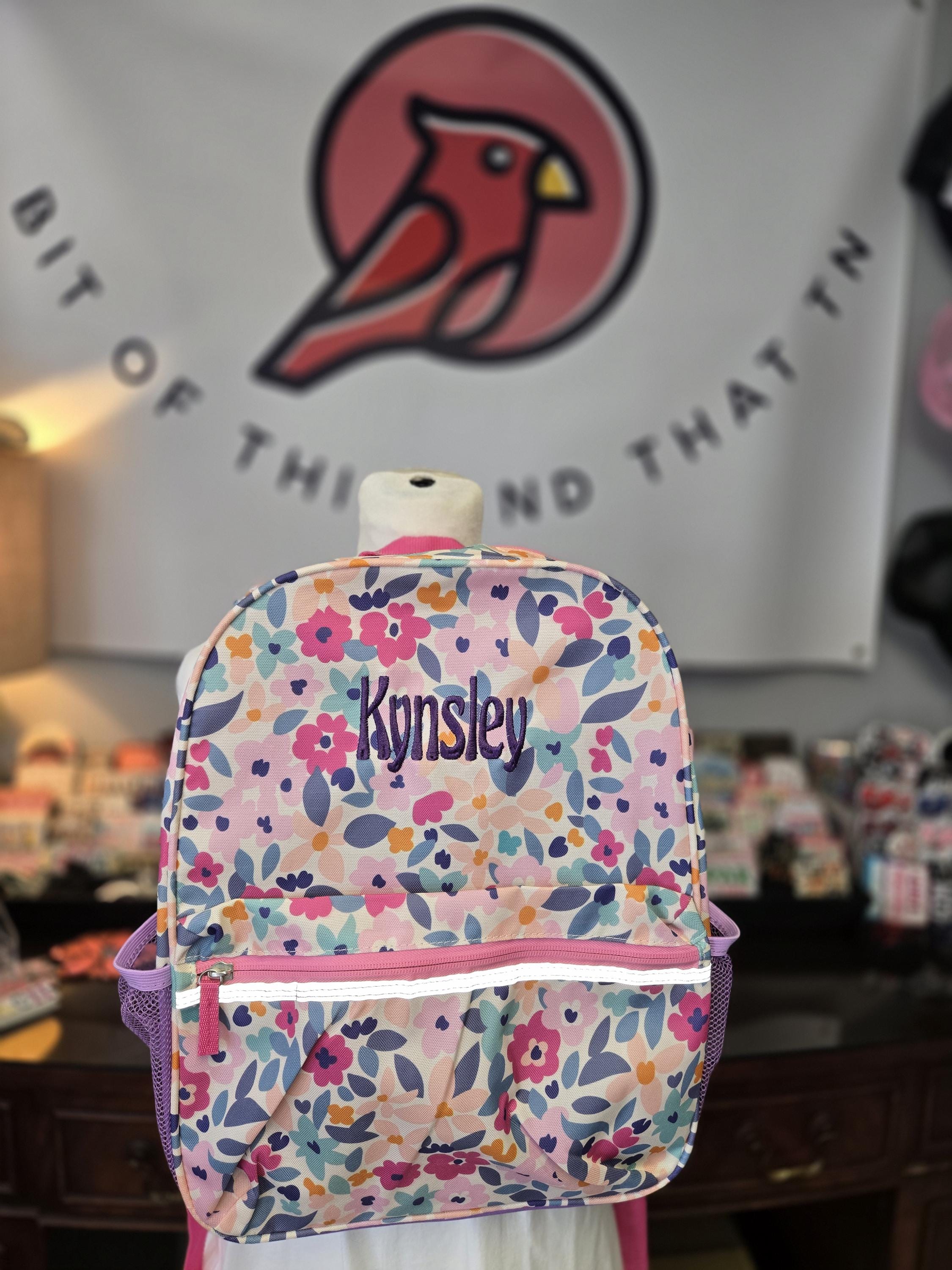 ♥️BACK IN STOCK♥️Ecote Pom Embroidered Backpack Teal Jansport Cherry Blossom Custom Backpack - Etsy main image 3