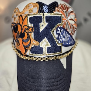 Custom SCHOOL/TEAM/SPORTS Trucker hats- (see personalization area below)