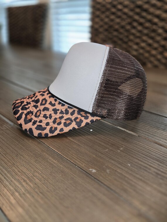 Blank Meshed Design Medium Profile Trucker Hat - Etsy display picture 3