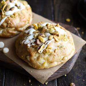 Pistachio White Chocolate Chip Cookies Recipe | Dessert Recipe | Homemade Recipe | Cookies | Pistachio | White Chocolate | Download