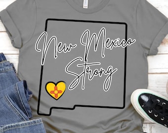 New Mexico Strong PNG: Flood Relief Image for T-shirts, Mugs (Digital Download