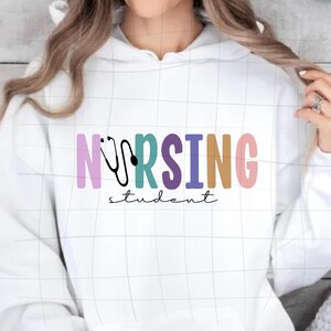 Nursing Student SVG - Nursing SVG - Future Nurse - College Student - Nursing Student Designs - Nursing Designs