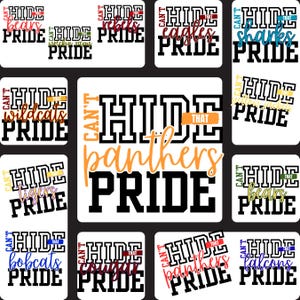 Pride PNG: Spirit Week, School Football, Game Day (Digital Download