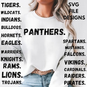 Custom Typography MASCOT/TEAM Design | Digital Download | PNG File | Retro Typewriter | Distressed Design | Sports School Teams | 70s Style