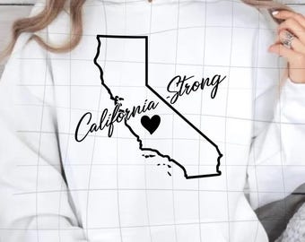 California Strong State Pride PNG Image (Digital Download)