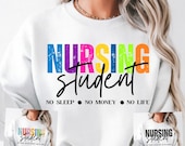 Funny Nursing Student PNG, SVG, Cricut (Digital Download)