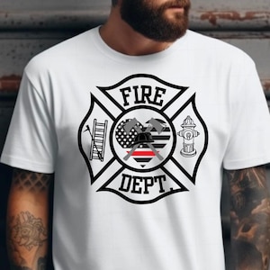 Fire Department PNG SVG, Fire Dept Svg, Maltese Cross Svg, Firefighter Svg, Cricut Fire Department, Cut Files Fireman Svg, Digital Download