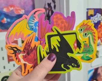 HTTYD Stickers 3&quot;