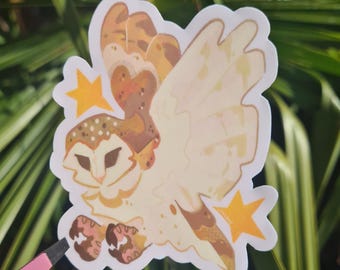 Birbfest 2025 | Barn Owl Vinyl Sticker