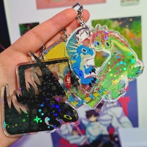 HTTYD Star Holo Keychains 3"