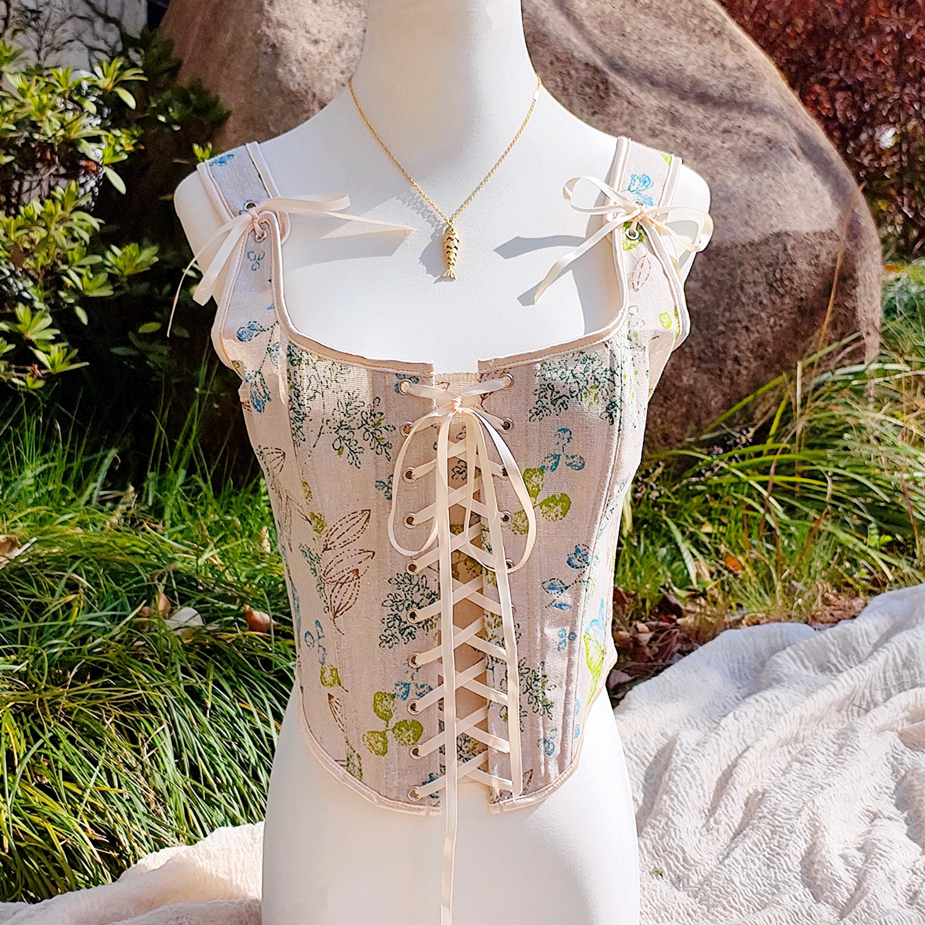 white christmas dresses Corset Modesty Panel White Gemini or Long