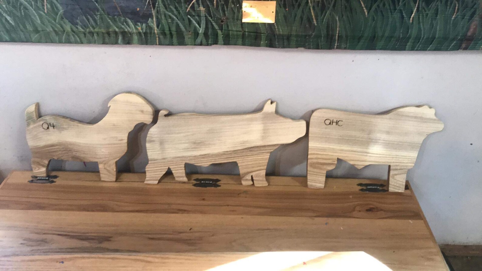 Goat Cutting Board Solid Maple Cutting Board Goat Shaped Etsy