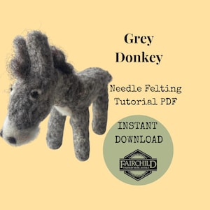 How to felt a donkey PDF instructions