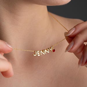 Benutzerdefinierte Blase Name Halskette Zierliche 3D Blase Buchstabe Halskette Sterling Silber Ballon Buchstabe Halskette für Frauen Gold Blase Anfangshalskette