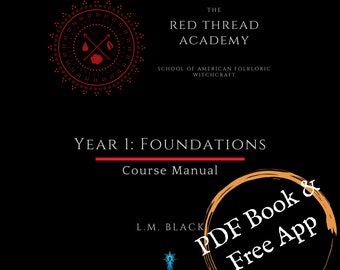 Online Interactive Traditional Witchcraft Course (self-paced ) 490 pg PDF guide book with book of shadows