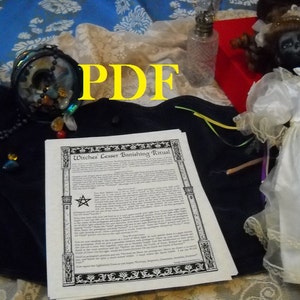 Witches LBRP PDF -- Book of Shadows -- BOS page