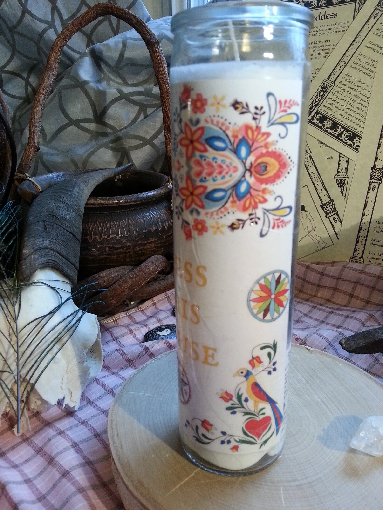 House Blessing Candle Label PDF Home Housewarming Etsy