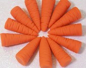 1 quot set of 12 straight carrot noses for snowmen glue on snowman noses for soft sculptured wood or glass balls