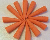 2 quot set of 12 carrot noses for snowmen glue on snowman noses for soft sculptures, wood and glass balls