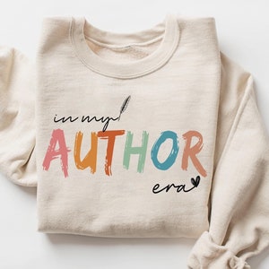 In My Author Era Sweatshirt, Writer Gift