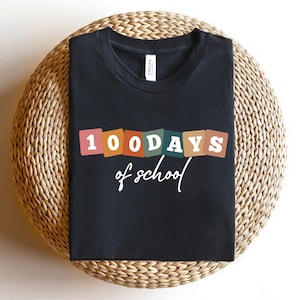 Shirt 100 dagen school | Leuk kinder T-shirt met print | Viering 100e schooldag | Shirt voor 100 dagen | Terug naar school-cadeau | Cadeau voor leraar