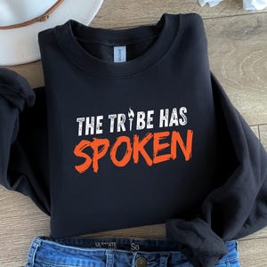 The Tribe Has Spoken Sweatshirt, Surviving Shirt, Flame Sweater, Torch Sweatshirt, Unique Gift for Survivors, Gift for Surviving