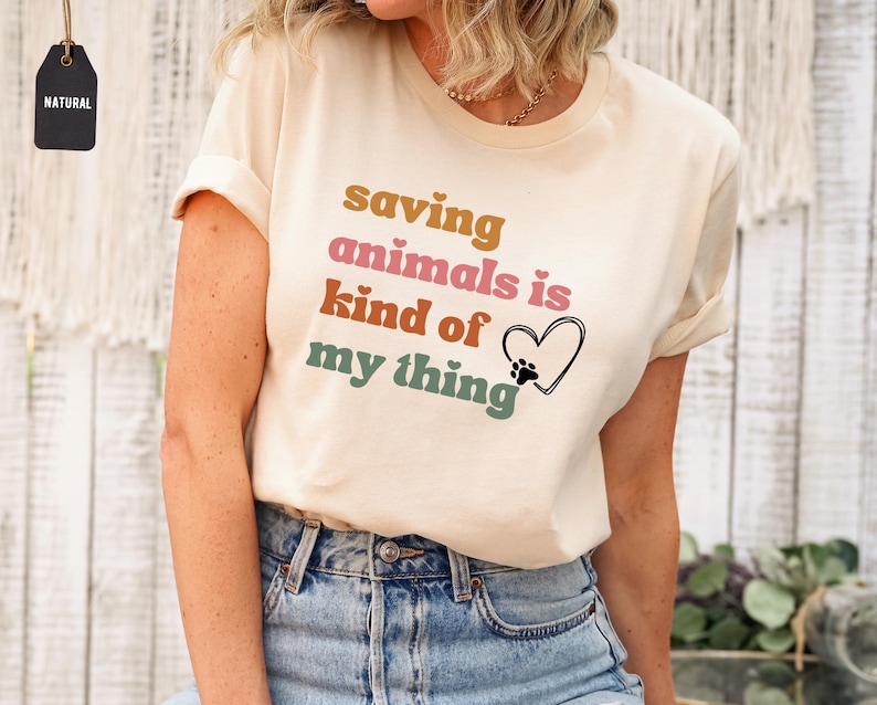 Saving Animals Is Kind Of My Thing, Animal Rescue Sweatshirt, Pet Adoption Shirt, Rescue Adopt Foster, Dog Mom Sweatshirt, Fur Mama T-Shirt