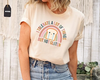 Funny Gluten Free T-Shirt, Food Intolerance Annoyed Shirt