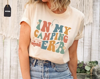 In My Camping Era T-Shirt, Retro RV Road Trip Shirt