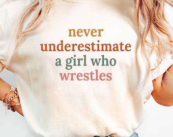 Girl Wrestler Shirt, Funny Mom Gift, Wrestling Team Tee