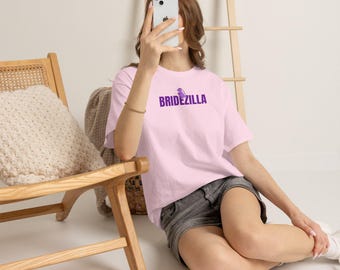 Bridezilla Shirt | Bridezilla Text with High Heel Graphic