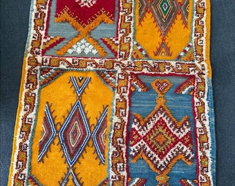 Vintage Teppich aus Marokko, Unikat, handgefertigt, Berber, Wolle
