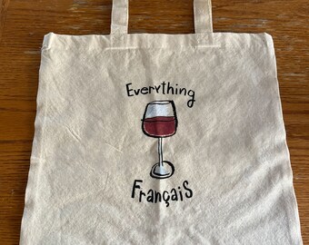 Bolsa de mano para copa de vino - Everything Français