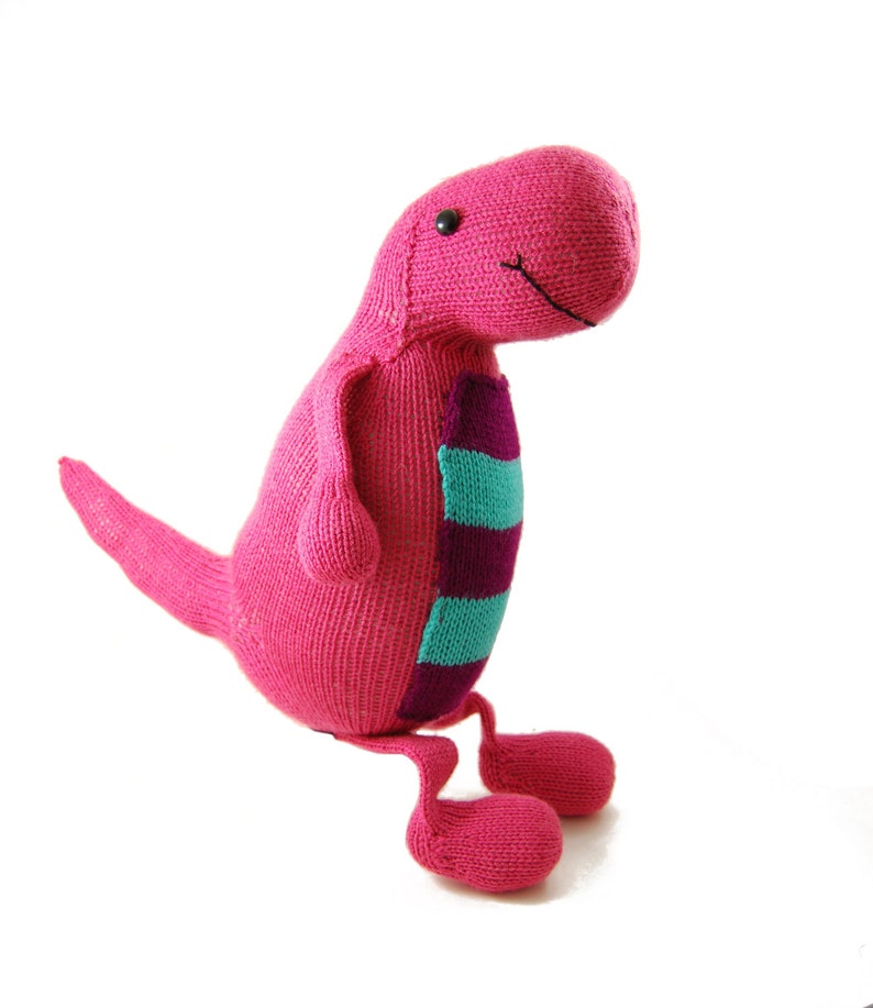 Terence the Tap Dancing T-Rex Knitting Pattern Pdf INSTANT DOWNLOAD image 3