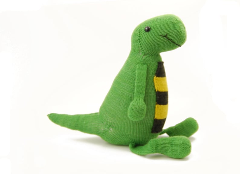 Terence the Tap Dancing T-Rex Knitting Pattern Pdf INSTANT DOWNLOAD image 5