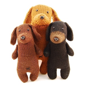 Tofu the Gentle Dachshund Knitting Pattern Pdf INSTANT DOWNLOAD