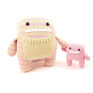 Daphne and Delilah the Momma and Baby Monster Knitting Pattern Pdf INSTANT DOWNLOAD image 5