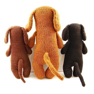 Tofu the Gentle Dachshund Knitting Pattern Pdf INSTANT DOWNLOAD image 5