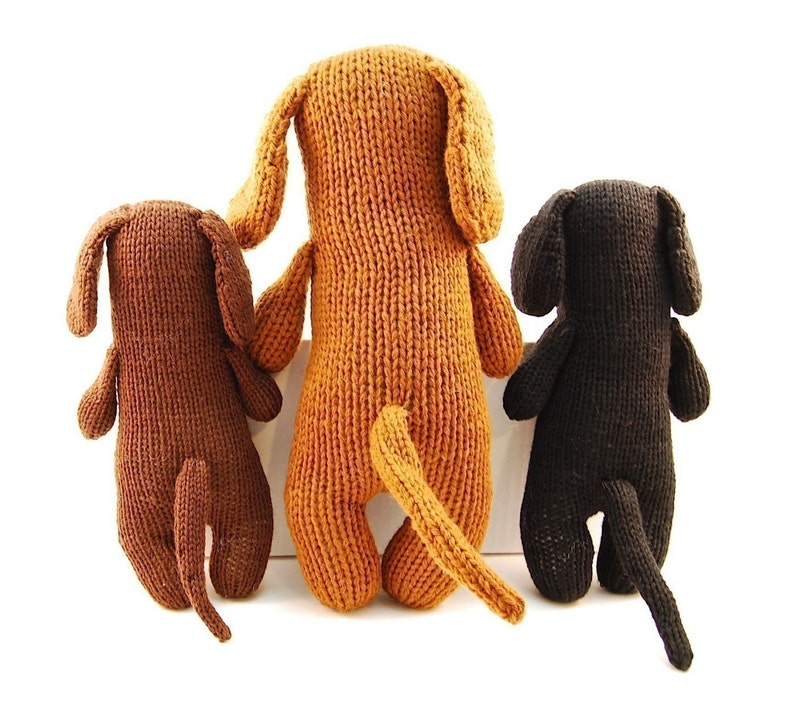 Tofu the Gentle Dachshund Knitting Pattern Pdf INSTANT DOWNLOAD image 5