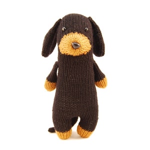 Tofu the Gentle Dachshund Knitting Pattern Pdf INSTANT DOWNLOAD image 3