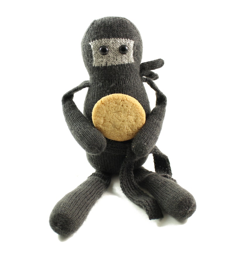 NEW Yuki the Cookie Ninja Knitting Pattern Pdf INSTANT DOWNLOAD image 3