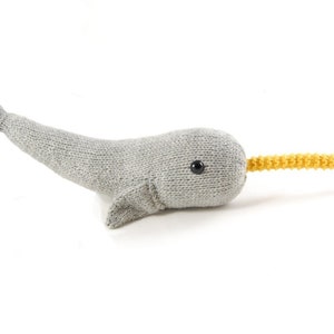 Napoleon the Nervous Narwhal Knitting Pattern Pdf INSTANT DOWNLOAD
